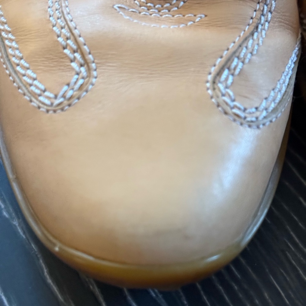 Tod's Tan Leather Flats almost new - Picture 3 of 9